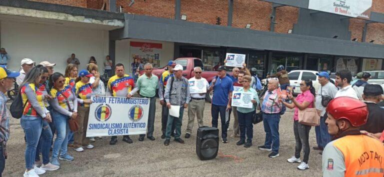 Protesta por la dignificación del salario para los trabajadores