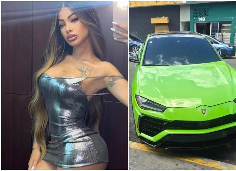 Capturan a Yailin ‘La Más Viral’ en República Dominicana por posesión de armas en un lujoso Lamborghini