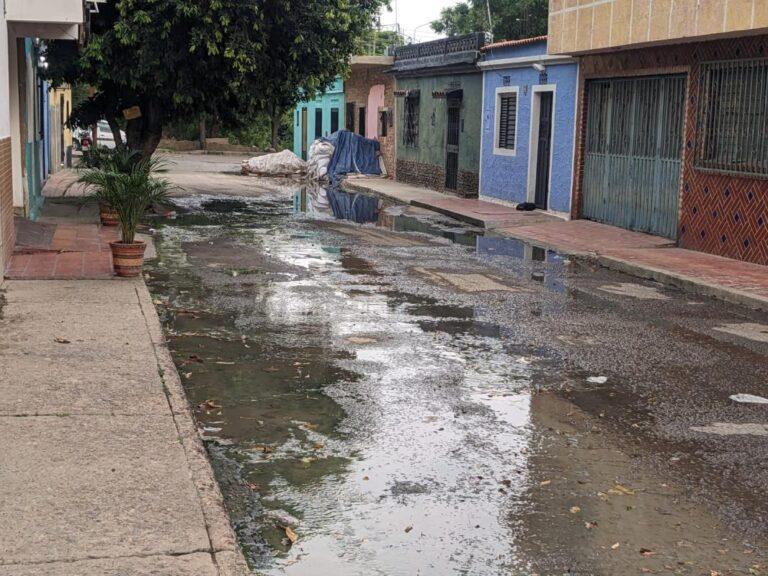 Aguas putrefactas afectan a decenas de familias en San Antonio