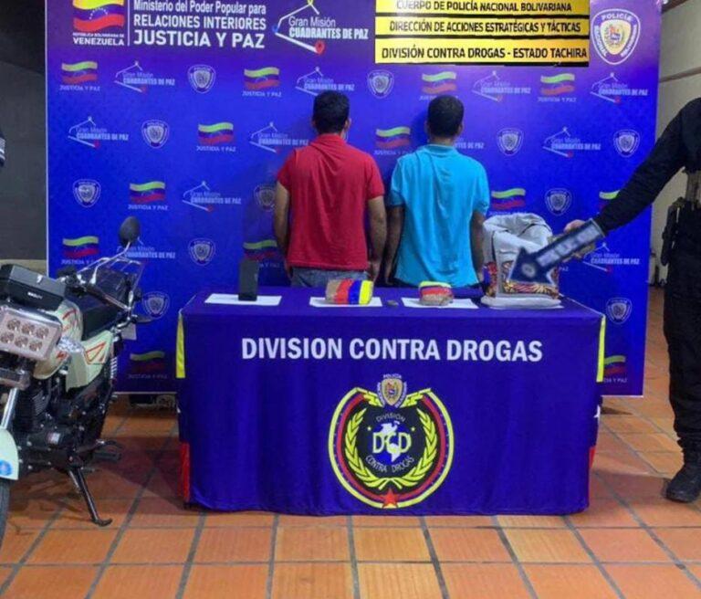 Capturados en La Mulera con droga oculta en un bolso