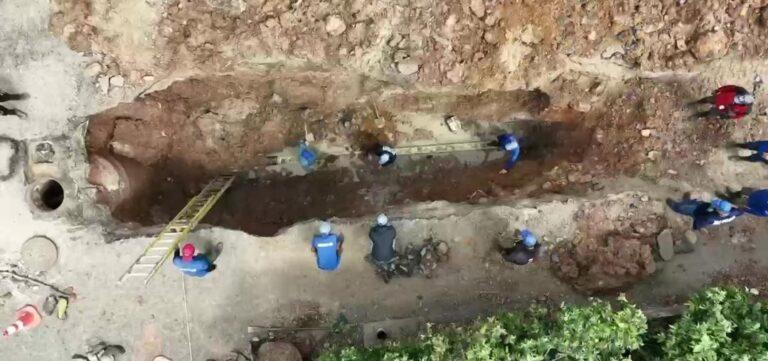 Rehabilitada la red de aguas servidas en San Rafael-Junín