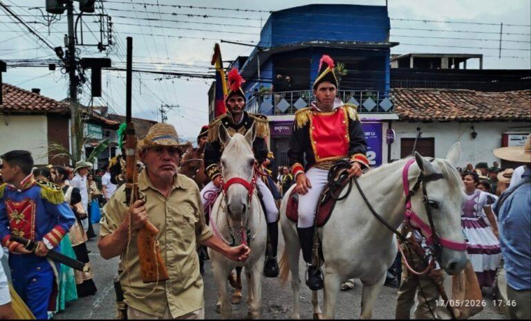 El brigadier Bolívar pasó de nuevo por La Grita
