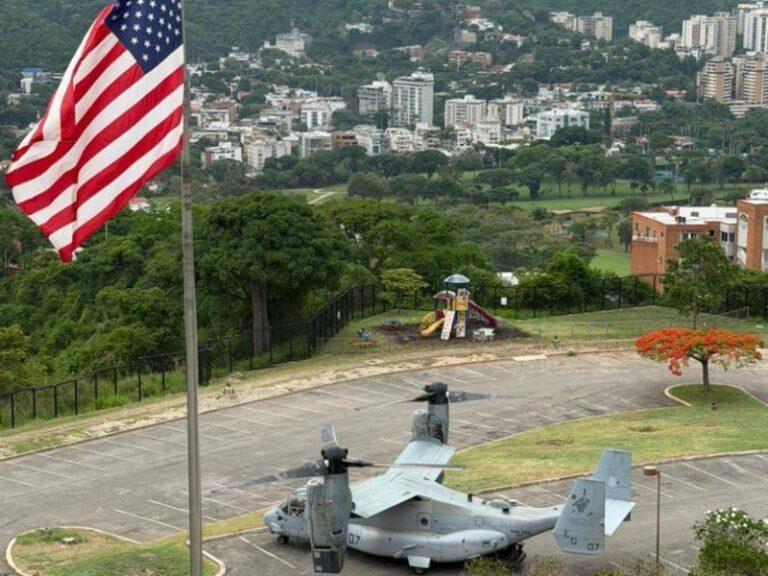 Lo que no se vio del simulacro militar en la embajada estadounidense en Caracas