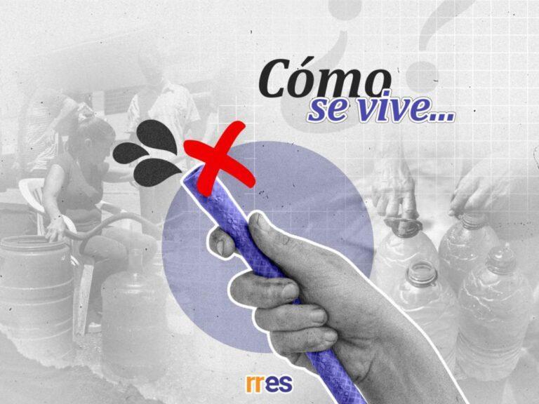 Cómo es vivir cada semana esperando que llegue el agua 
