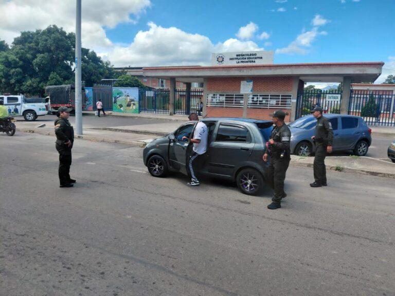 Permanente vigilancia al Megacolegio La Frontera para evitar vulneraciones