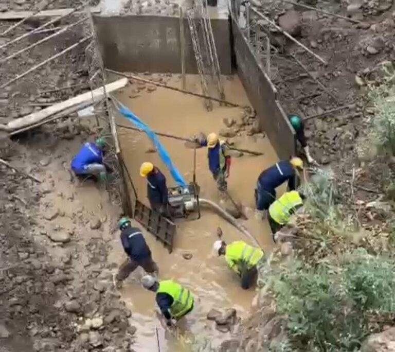 No se detienen los trabajos en puente de Ureña a un mes de la falla estructural
