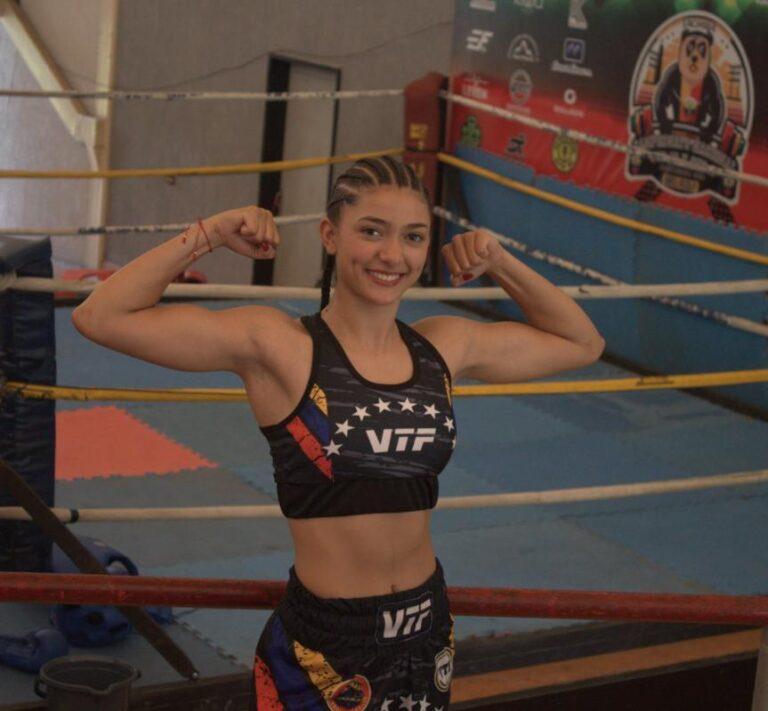 “Chácara” Yuriana Ortega conquista el título internacional de Sanda en Antioquia