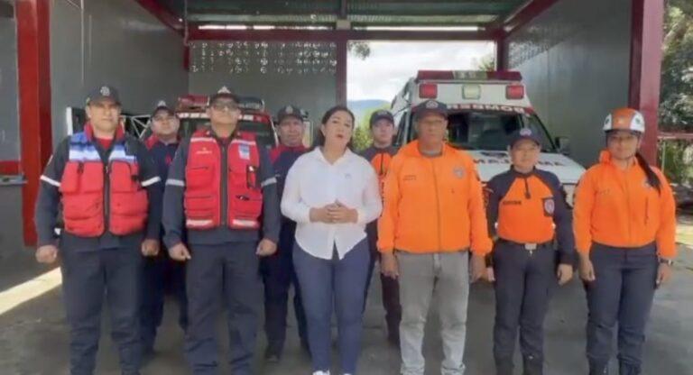 Centro de acopio en sede de Bomberos Ureña