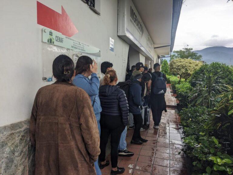 Retrasos en el punto de sellado de La Parada por apagón
