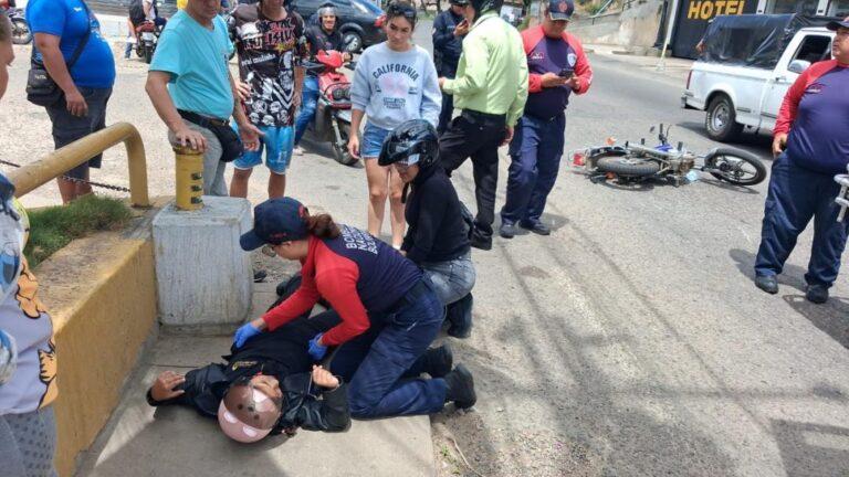 ¡Otra colisión de motos en San Antonio!