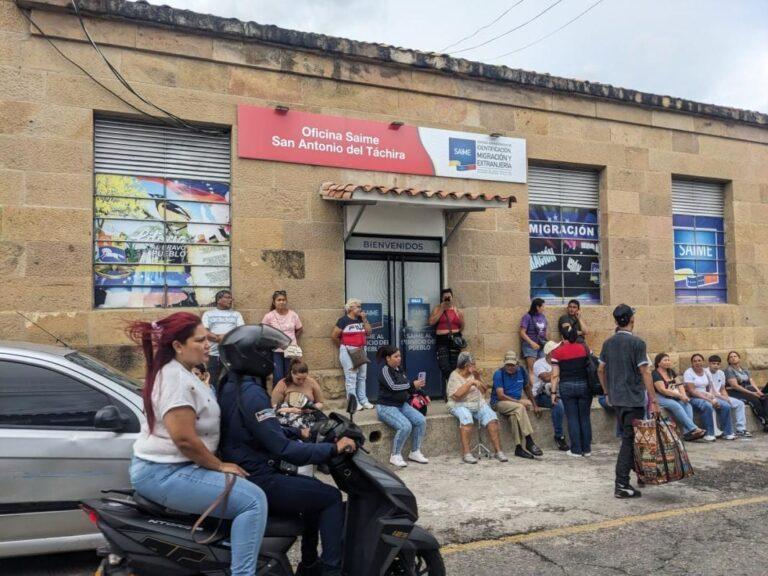 Saime de frontera tampoco laborará este 26Jun