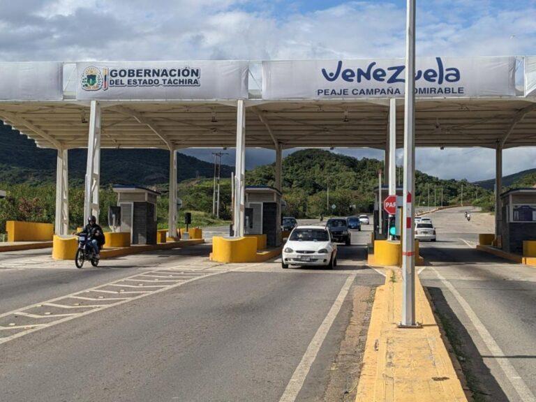 Se mantiene suspendido el cobro del peaje en frontera