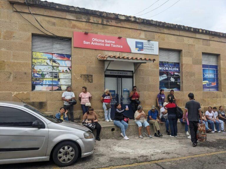 Saime de San Antonio no abrió este 25Jun