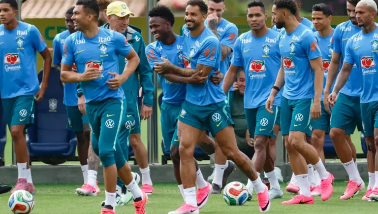 La selección brasileña envió su apoyo