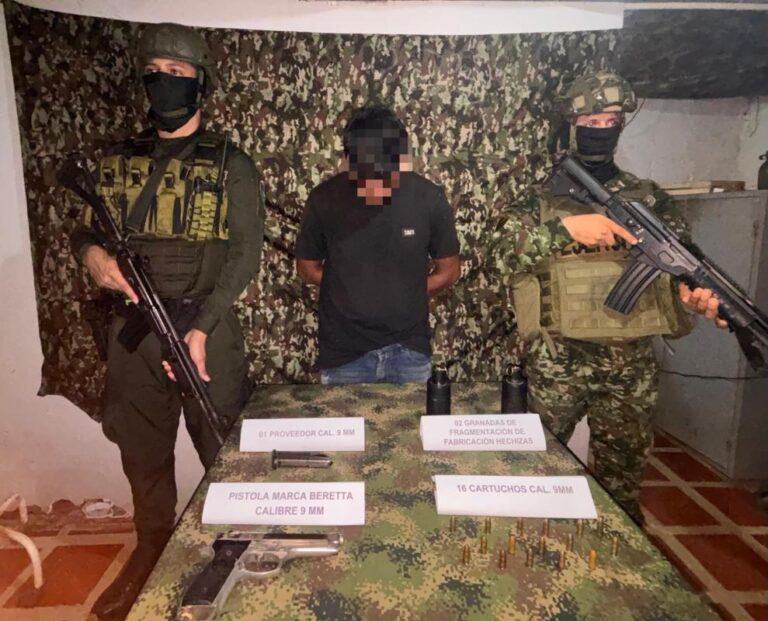 Capturan a un venezolano con explosivos en Norte de Santander