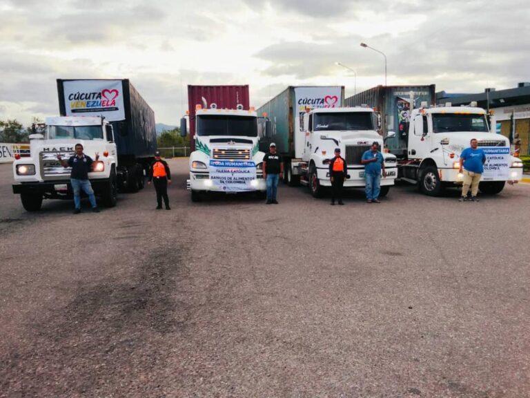 Cerca de 80 gandolas han cruzado el Atanasio Girardot con ayuda humanitaria