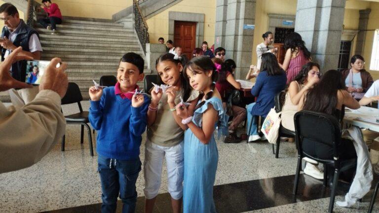 ULA Mérida realizó grullas de origami para homenajear a víctimas de los terremotos