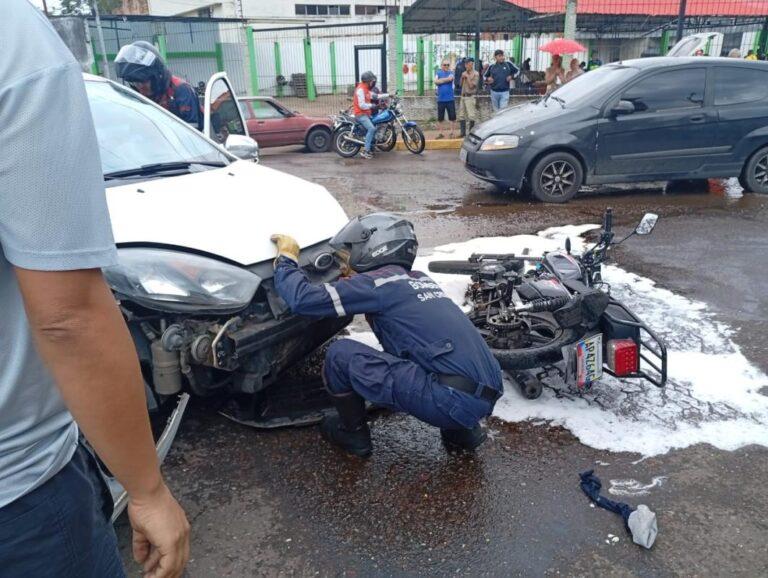 Accidente de tránsito por avenida Los Agustinos