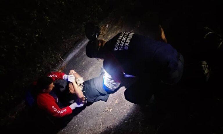 ¡Otro derrape de moto en San Antonio!