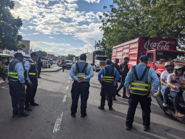 Fuerte operativo en La Parada