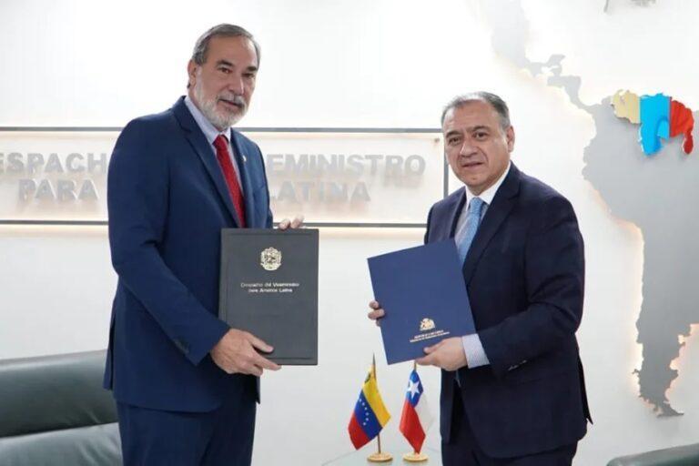 Chile y Venezuela formalizan reinicio de relaciones consulares