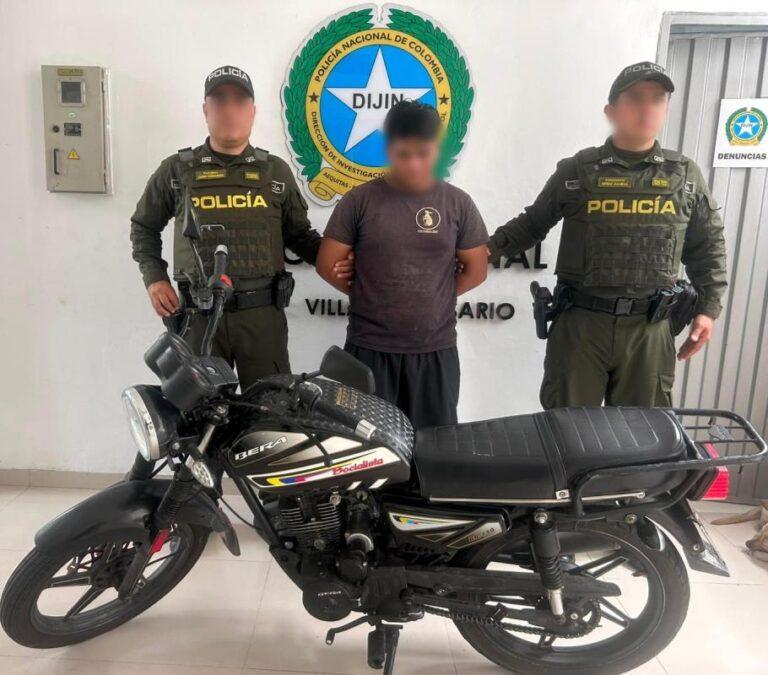 Se desplazaba cerca del tramo binacional en moto hurtada