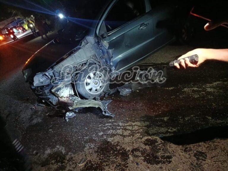 Fuerte colisión en vía hacia la frontera