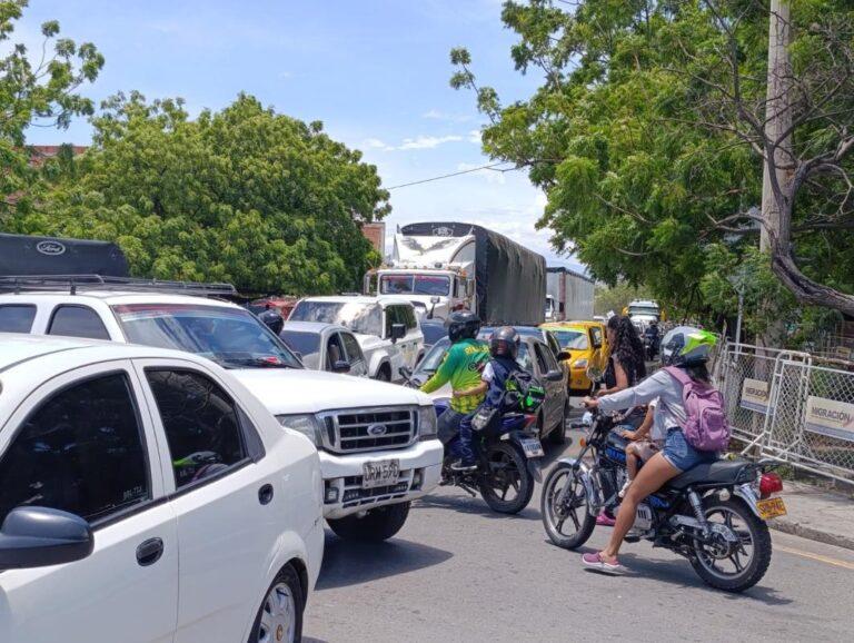 Congestionado el tránsito binacional