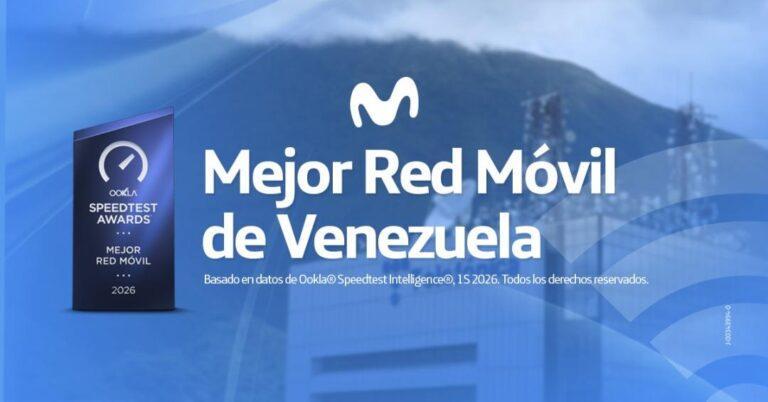 Movistar Venezuela es reconocida por Ookla como la Mejor Red Móvil de Venezuela