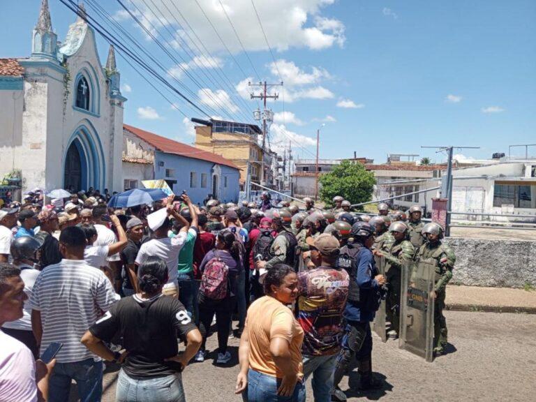 En Guárico protestan contra plan de racionamiento eléctrico de hasta 12 horas