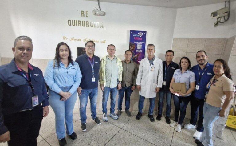 Aba Ultra conecta 26 áreas del Hospital Central de San Cristóbal