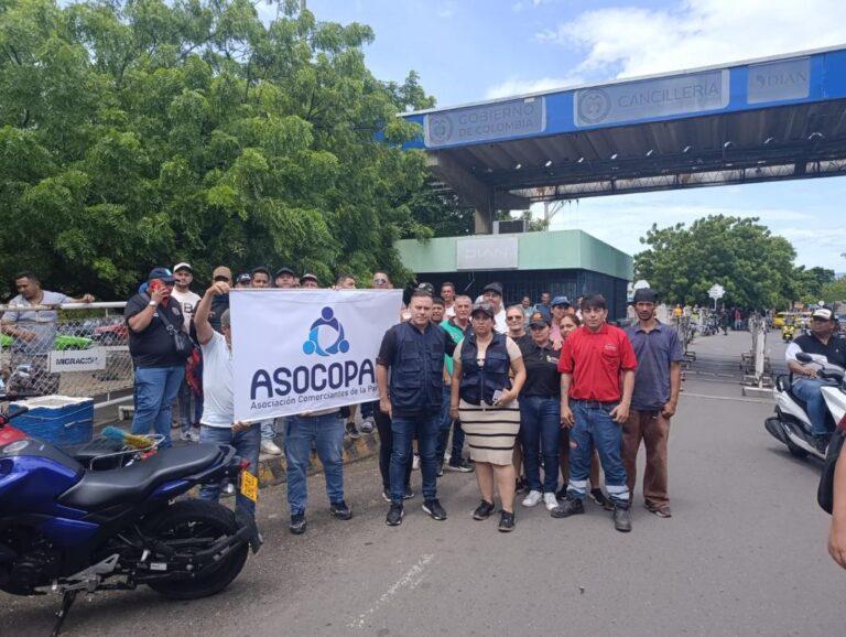 Así se vivió la protesta en el puente Simón Bolívar