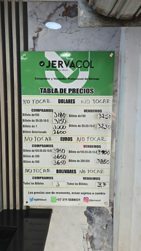 Dólar en La Parada este 20-Oct
