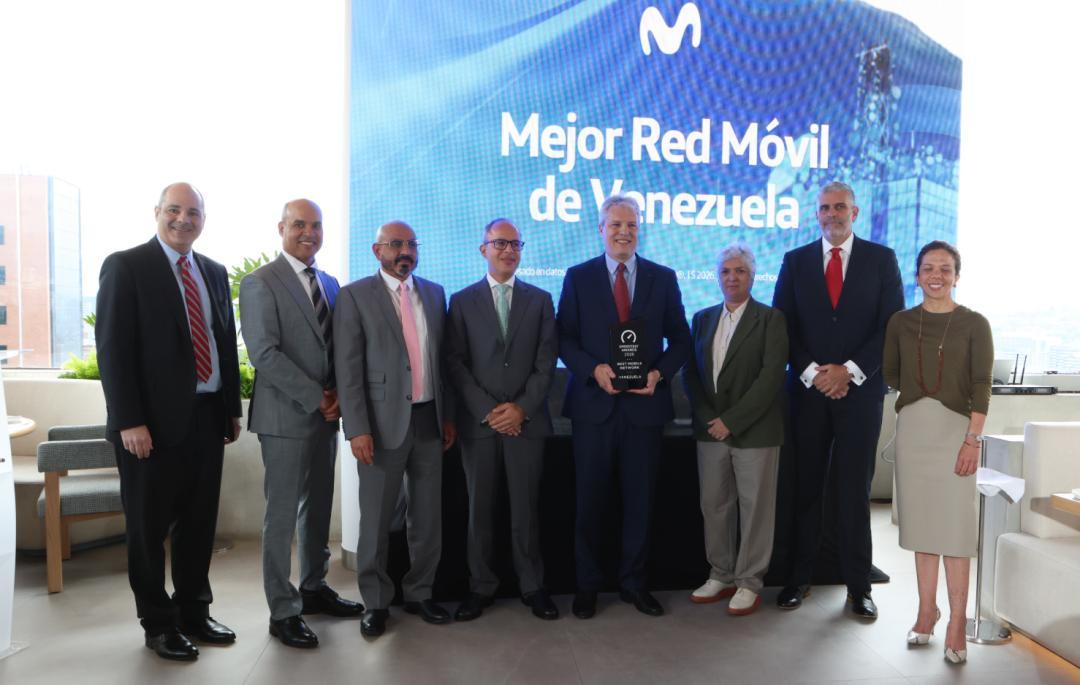 Ookla® entrega a Movistar el premio Mejor Red Móvil de Venezuela